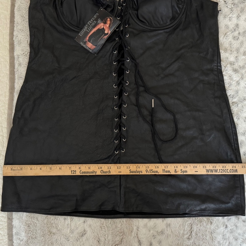 Black Lace-Up Dress - Picture 3 of 6